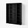 BILLY/OXBERG, bookcase combination w glass doors