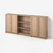 BILLY/OXBERG bookcase combination with doors