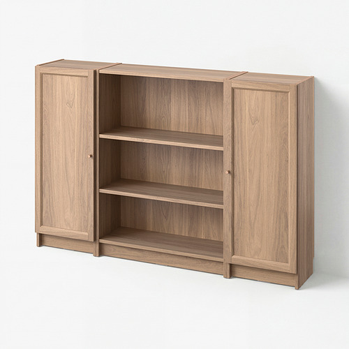 BILLY/OXBERG, bookcase combination with doors