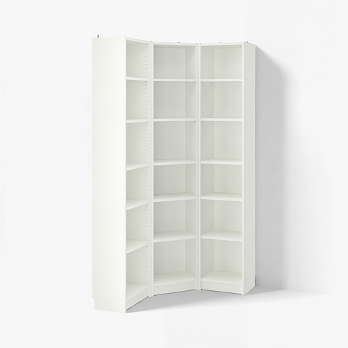 BILLY, bookcase combination/crnr solution