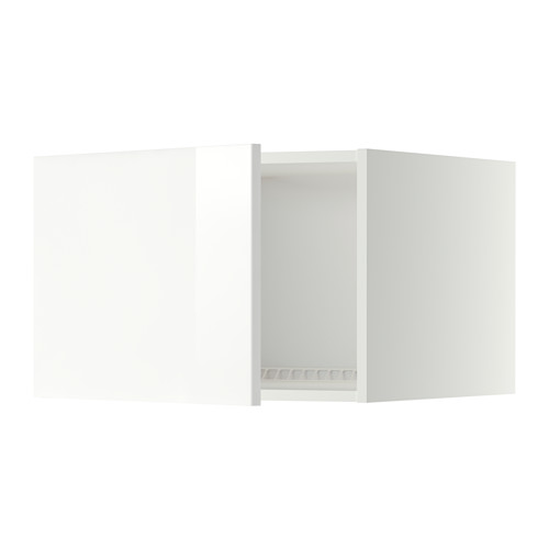 METOD, top cabinet for fridge/freezer