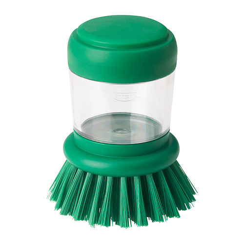 VIDEVECKMAL, dish-washing brush with dispenser