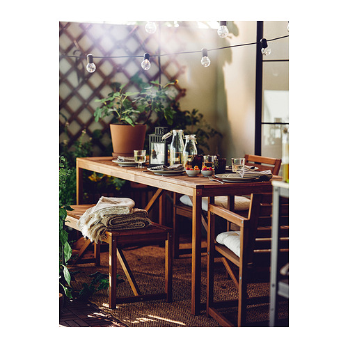 NÄMMARÖ, chair with armrests, outdoor