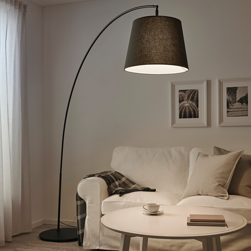 SKOTTORP/SKAFTET, floor lamp, arched
