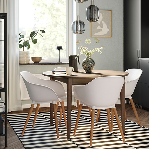 GRÖNSTA, chair with armrests, in/outdoor