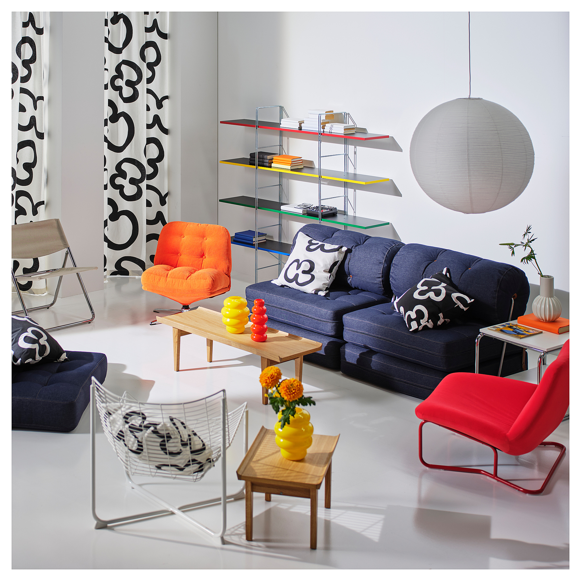 IKEA SKÅLBODA スコールボダ SKÅLBODA armchair, orange - IKEA