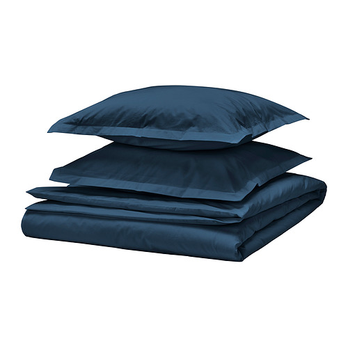 HAMPFLOCKEL duvet cover and 2 pillowcases