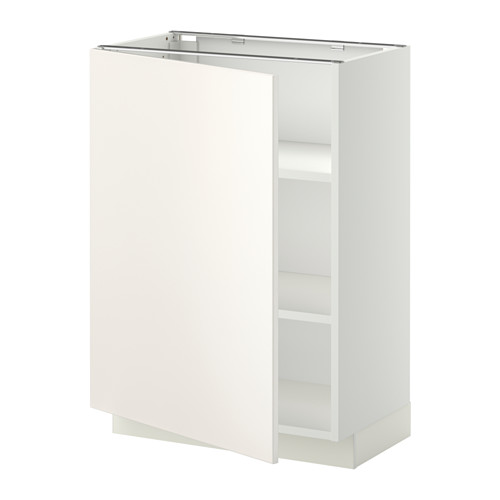 METOD base cabinet with shelves