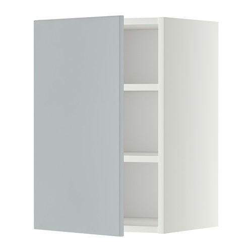 METOD wall cabinet with shelves