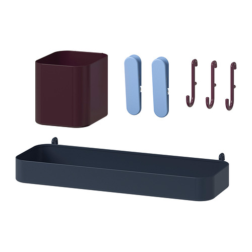 SKÅDIS, 7-piece accessories set