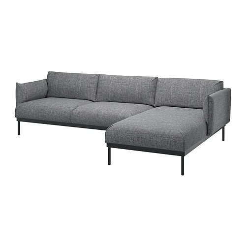 ÄPPLARYD, 3-seat sofa with chaise longue