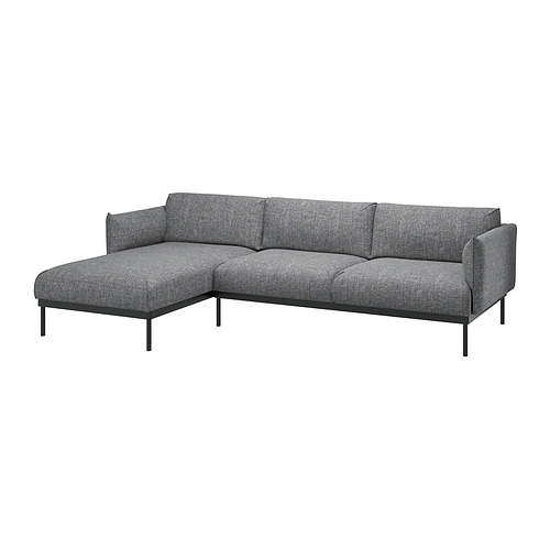 ÄPPLARYD, 3-seat sofa with chaise longue