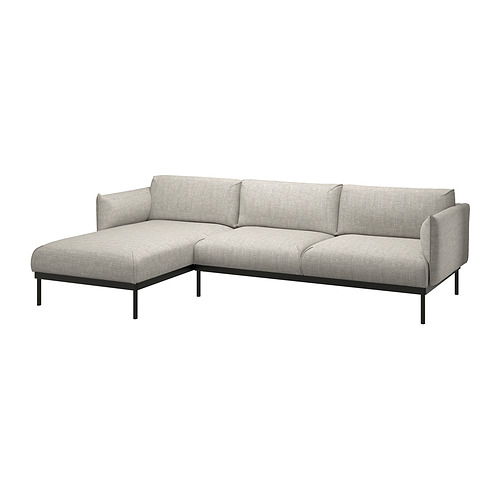 ÄPPLARYD, 3-seat sofa with chaise longue