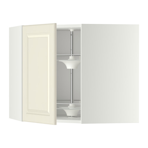 METOD corner wall cabinet with carousel