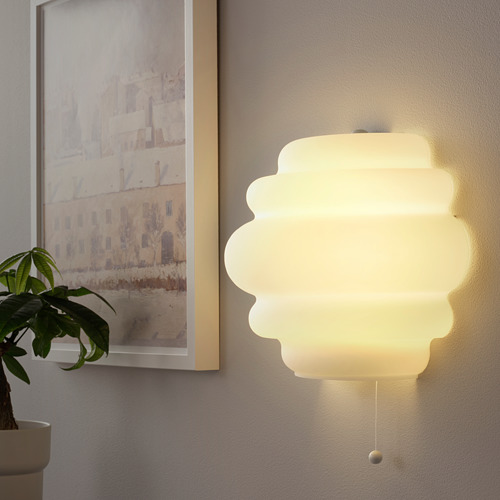 VÅGLÄNGD, wall lamp, wired-in installation
