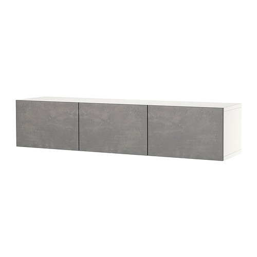 BESTÅ, TV bench with doors