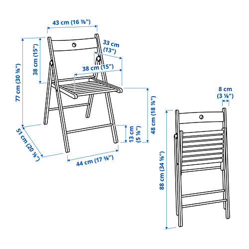 FRÖSVI folding chair