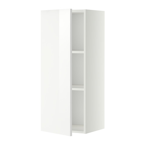 METOD wall cabinet with shelves