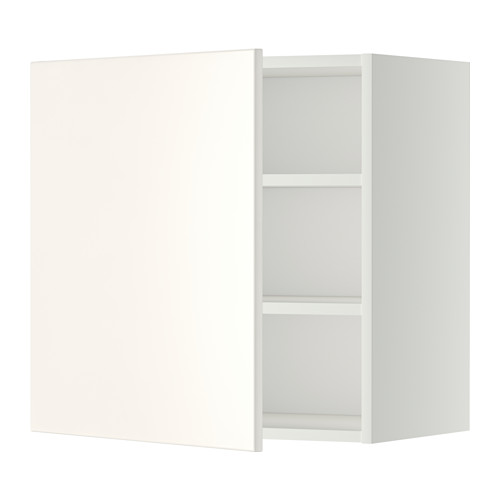 METOD wall cabinet with shelves