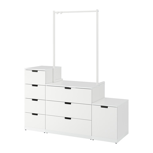 NORDLI kommóða, átta skúffur