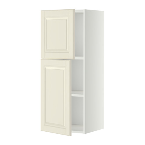 METOD wall cabinet with shelves/2 doors