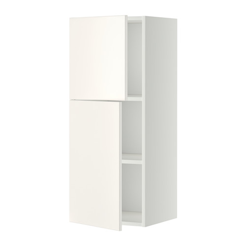 METOD wall cabinet with shelves/2 doors
