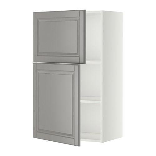 METOD wall cabinet with shelves/2 doors