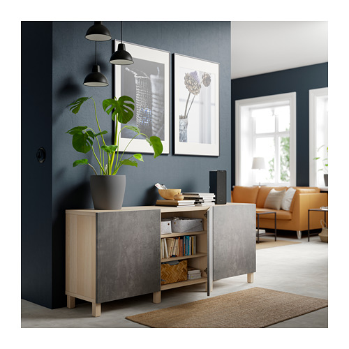 BESTÅ, storage combination with doors