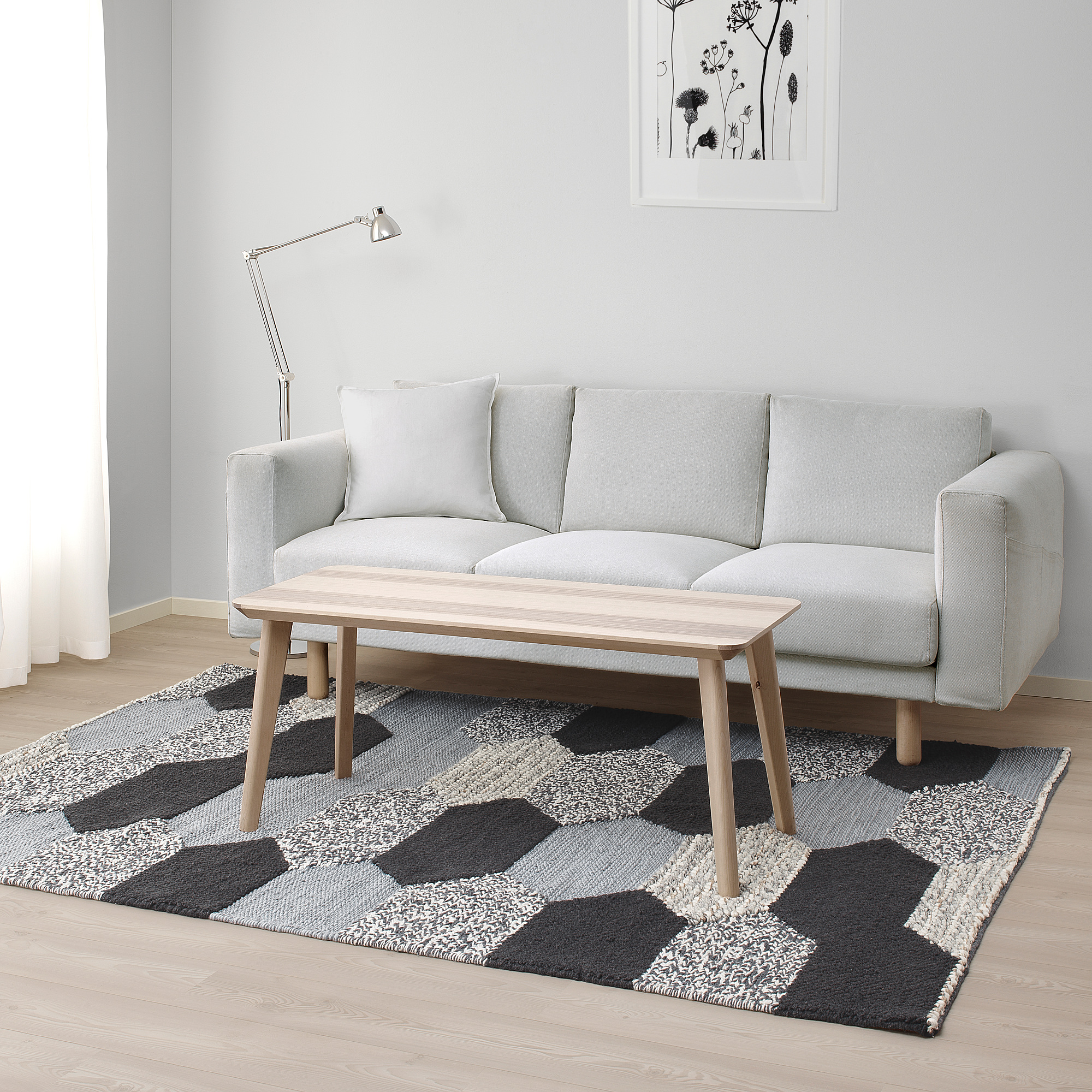 KOLLUND rug, flatwoven