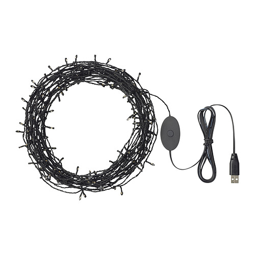 STRÅLA, LED ljósasería, 200 ljósa
