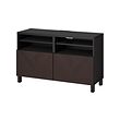 Black-brown hedeviken/stubbarp/dark brown stained oak veneer