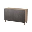 White stained oak effect kallviken/stubbarp/dark grey concrete effect