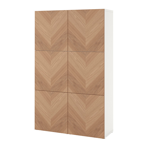 BESTÅ, hirsla með hurðum