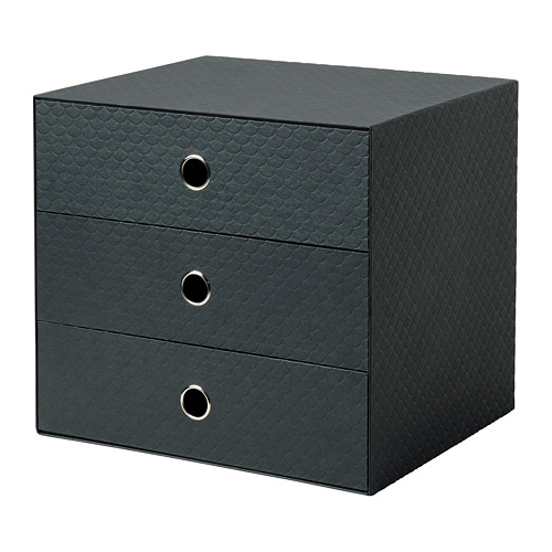 PALLRA, mini chest with 3 drawers