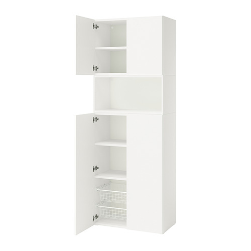 PLATSA, storage combination with doors
