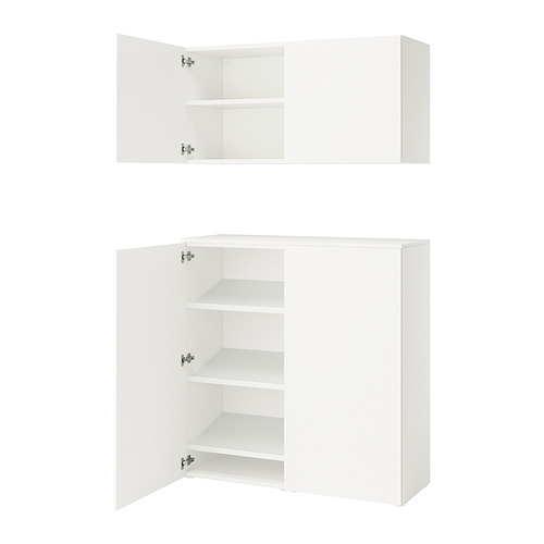 PLATSA, storage combination with doors