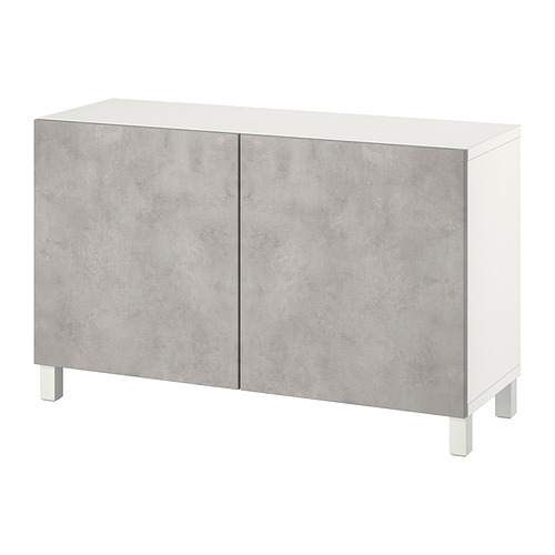 BESTÅ, hirsla með hurðum