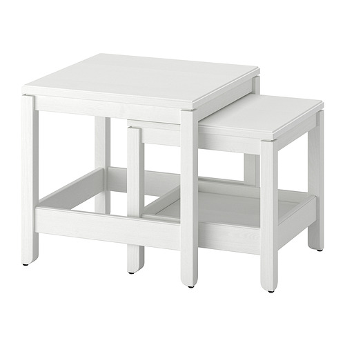 HAVSTA, nest of tables, set of 2