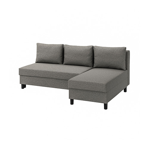 ÄLVDALEN, 3-seat sofa-bed with chaise longue