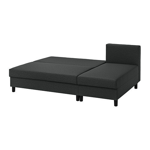 ÄLVDALEN, 3-seat sofa-bed with chaise longue