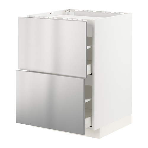 METOD/MAXIMERA, base cab f hob/2 fronts/2 drawers