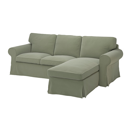 EKTORP cover f 3-seat sofa w chaise longue