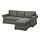 EKTORP, cover f 3-seat sofa w chaise longue