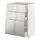 METOD/MAXIMERA, base cabinet with 3 drawers