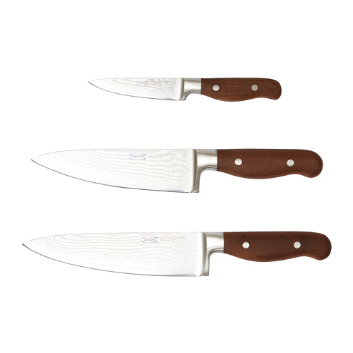 BRILJERA 3-piece knife set