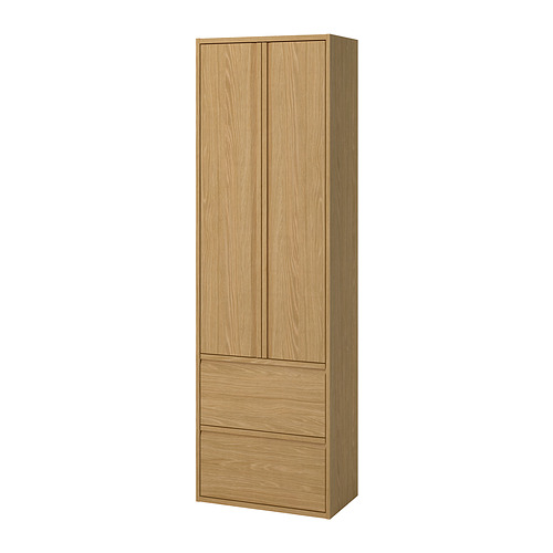 ÄNGSJÖN, high cabinet with doors/drawers
