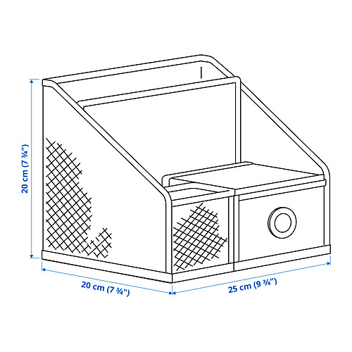 DRÖNJÖNS desk organiser