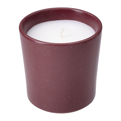 STÖRTSKÖN scented candle in ceramic jar