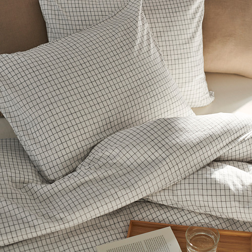 ÅKERFIBBLA, duvet cover and 2 pillowcases