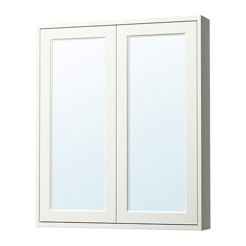 TÄNNFORSEN mirror cabinet with doors